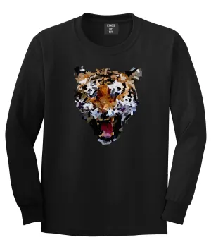 Tiger Cat Artwork Long Sleeve T-Shirt
