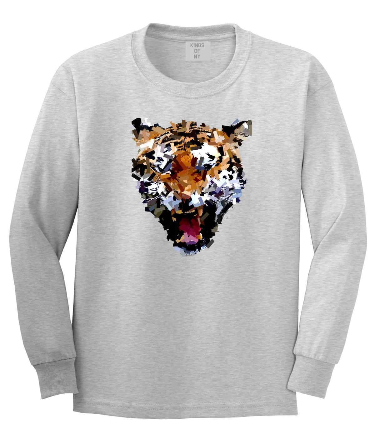 Tiger Cat Artwork Long Sleeve T-Shirt