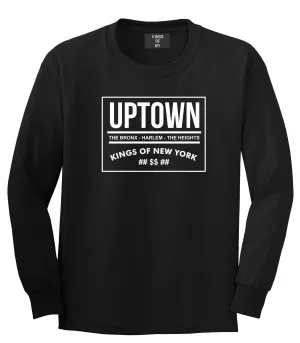 Uptown Bronx Harlem Washington Heights Long Sleeve T-Shirt
