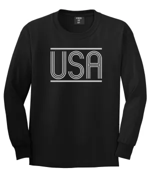 USA America Fall15 Boys Kids Long Sleeve T-Shirt
