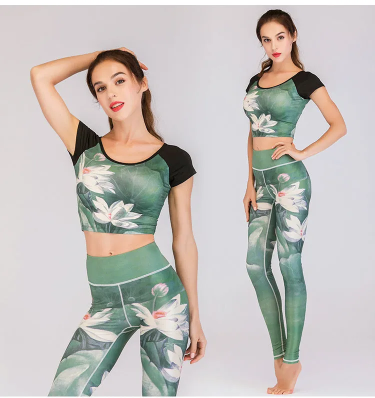 Women's Yoga Suits Outfits Sport Suits Fitness Yoga Running Athletic Tracksuits